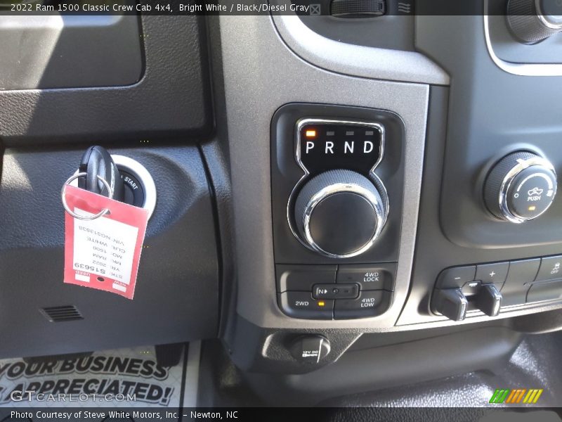 Bright White / Black/Diesel Gray 2022 Ram 1500 Classic Crew Cab 4x4