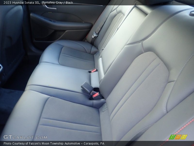 Portofino Gray / Black 2023 Hyundai Sonata SEL