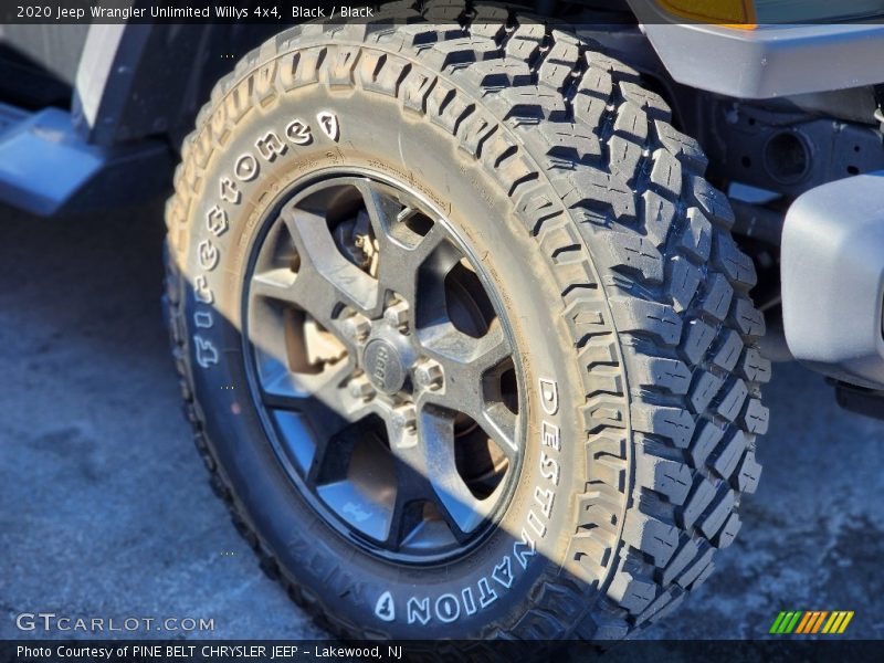 Black / Black 2020 Jeep Wrangler Unlimited Willys 4x4