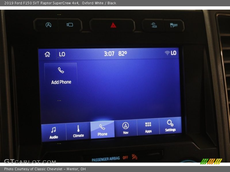 Controls of 2019 F150 SVT Raptor SuperCrew 4x4