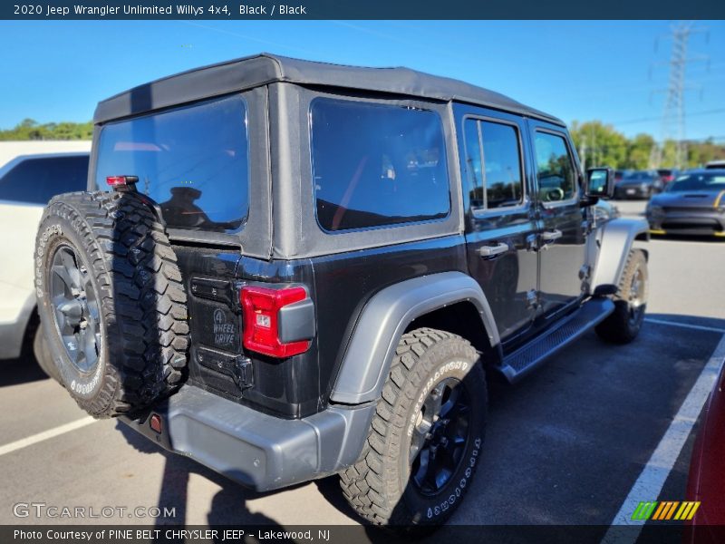 Black / Black 2020 Jeep Wrangler Unlimited Willys 4x4