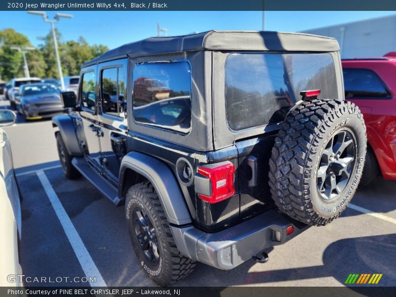 Black / Black 2020 Jeep Wrangler Unlimited Willys 4x4