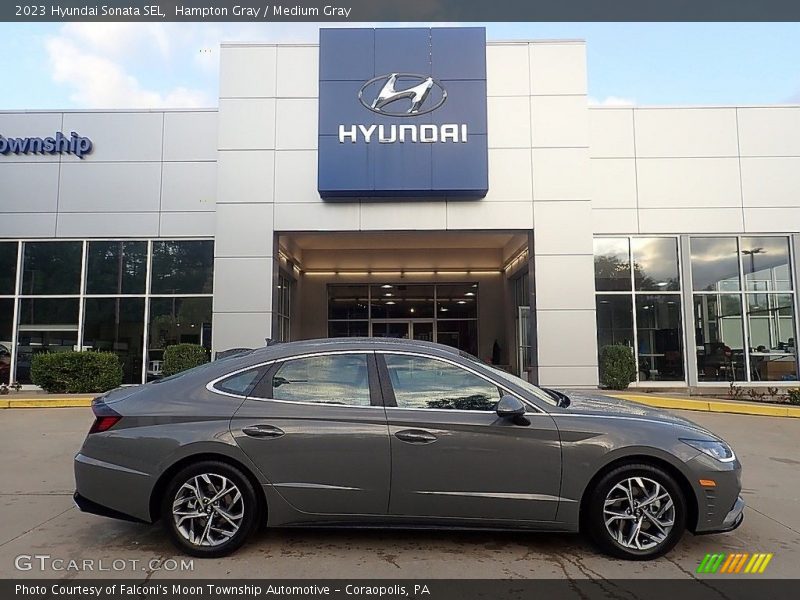 Hampton Gray / Medium Gray 2023 Hyundai Sonata SEL
