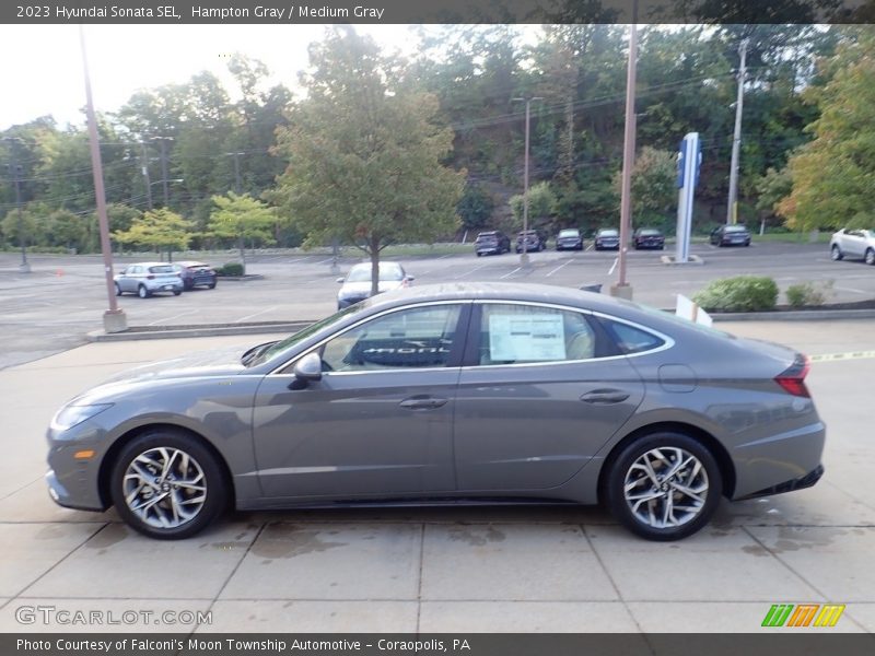 Hampton Gray / Medium Gray 2023 Hyundai Sonata SEL