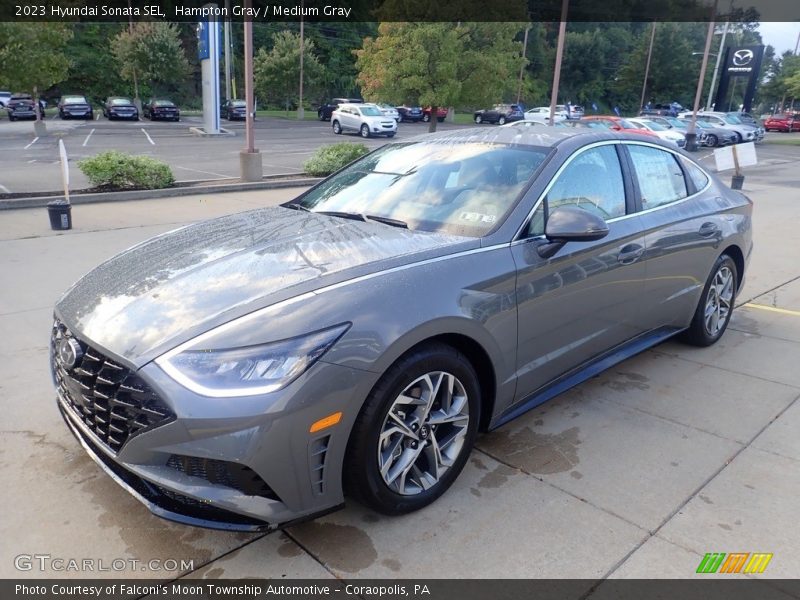 Hampton Gray / Medium Gray 2023 Hyundai Sonata SEL