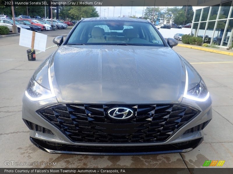 Hampton Gray / Medium Gray 2023 Hyundai Sonata SEL