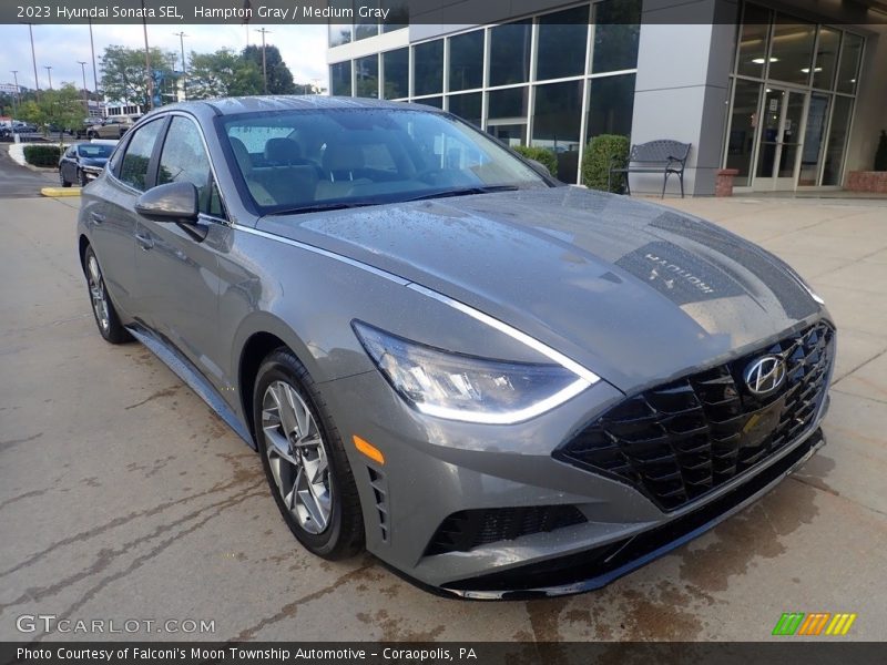 Hampton Gray / Medium Gray 2023 Hyundai Sonata SEL