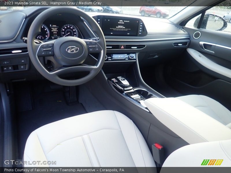 Hampton Gray / Medium Gray 2023 Hyundai Sonata SEL