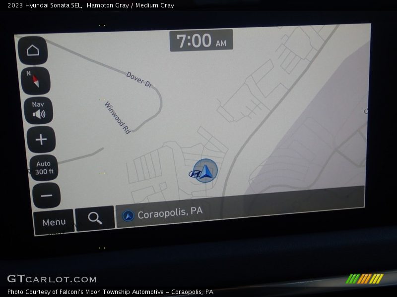 Hampton Gray / Medium Gray 2023 Hyundai Sonata SEL