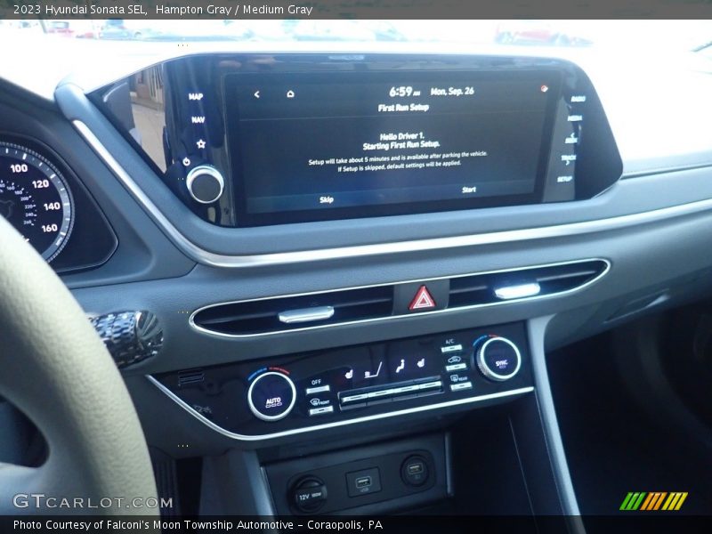 Hampton Gray / Medium Gray 2023 Hyundai Sonata SEL
