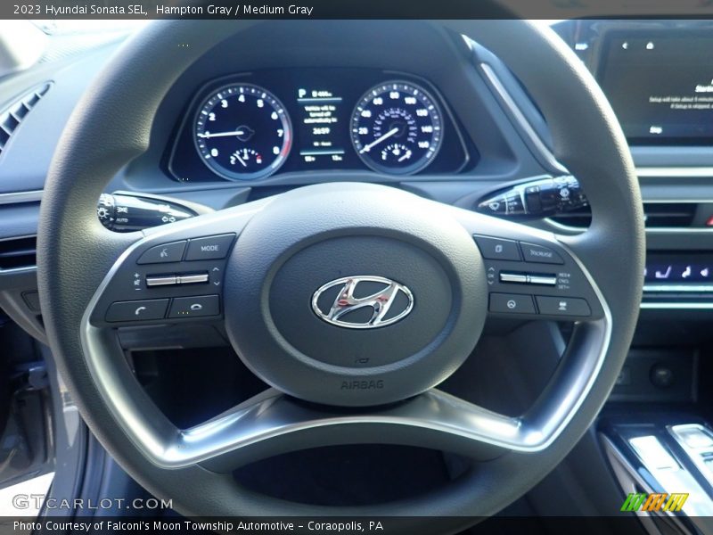 Hampton Gray / Medium Gray 2023 Hyundai Sonata SEL