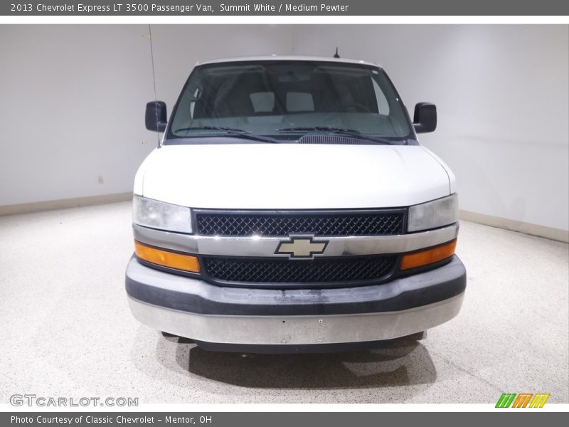 Summit White / Medium Pewter 2013 Chevrolet Express LT 3500 Passenger Van