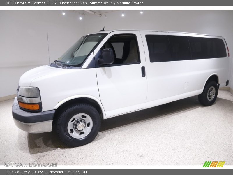 Front 3/4 View of 2013 Express LT 3500 Passenger Van