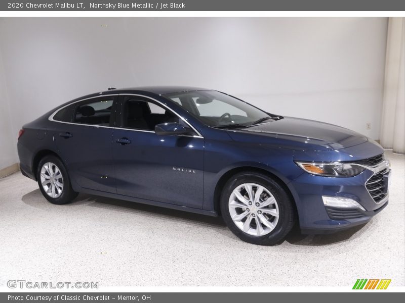 Northsky Blue Metallic / Jet Black 2020 Chevrolet Malibu LT