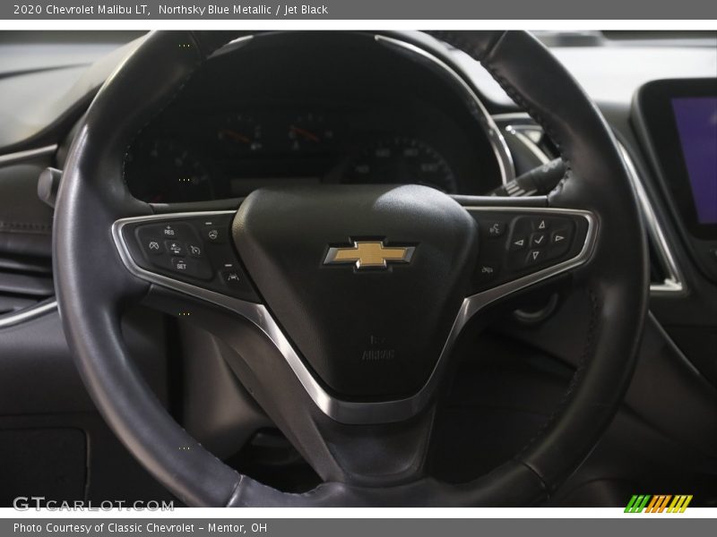 Northsky Blue Metallic / Jet Black 2020 Chevrolet Malibu LT