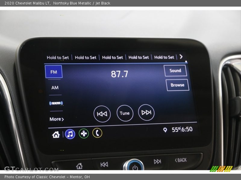 Northsky Blue Metallic / Jet Black 2020 Chevrolet Malibu LT