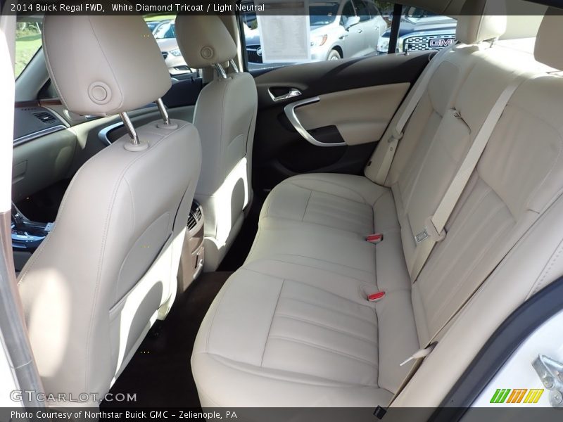 Rear Seat of 2014 Regal FWD
