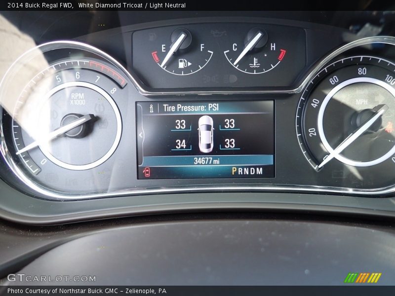  2014 Regal FWD FWD Gauges