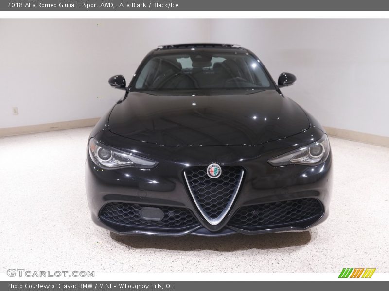 Alfa Black / Black/Ice 2018 Alfa Romeo Giulia Ti Sport AWD