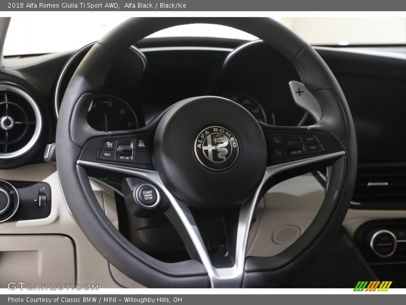 Alfa Black / Black/Ice 2018 Alfa Romeo Giulia Ti Sport AWD