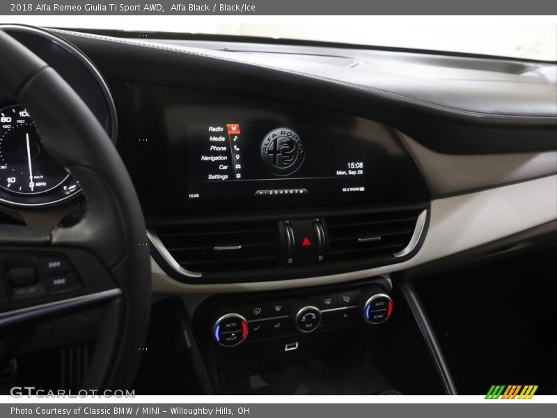 Alfa Black / Black/Ice 2018 Alfa Romeo Giulia Ti Sport AWD