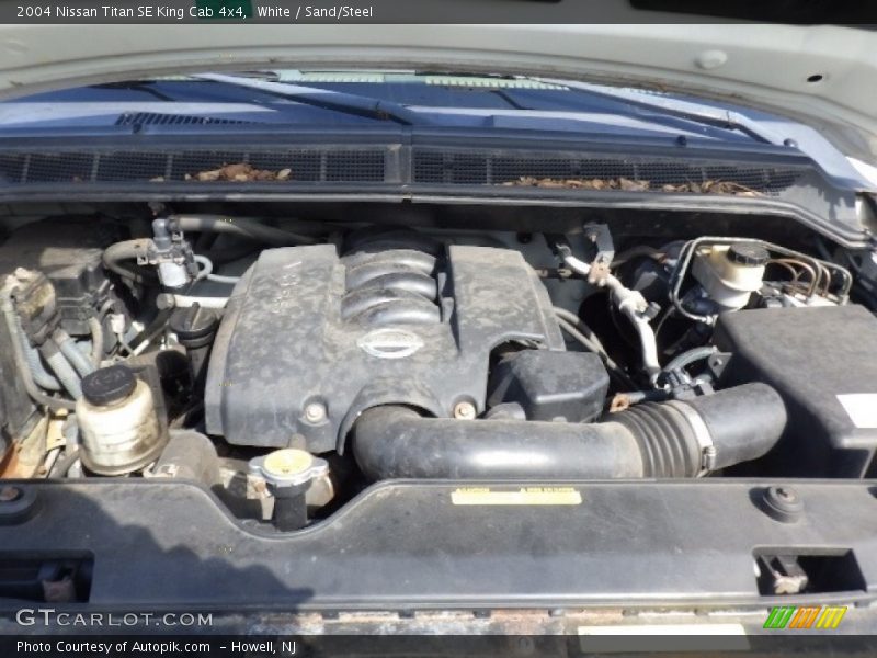 White / Sand/Steel 2004 Nissan Titan SE King Cab 4x4