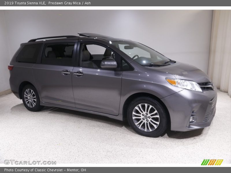 Predawn Gray Mica / Ash 2019 Toyota Sienna XLE