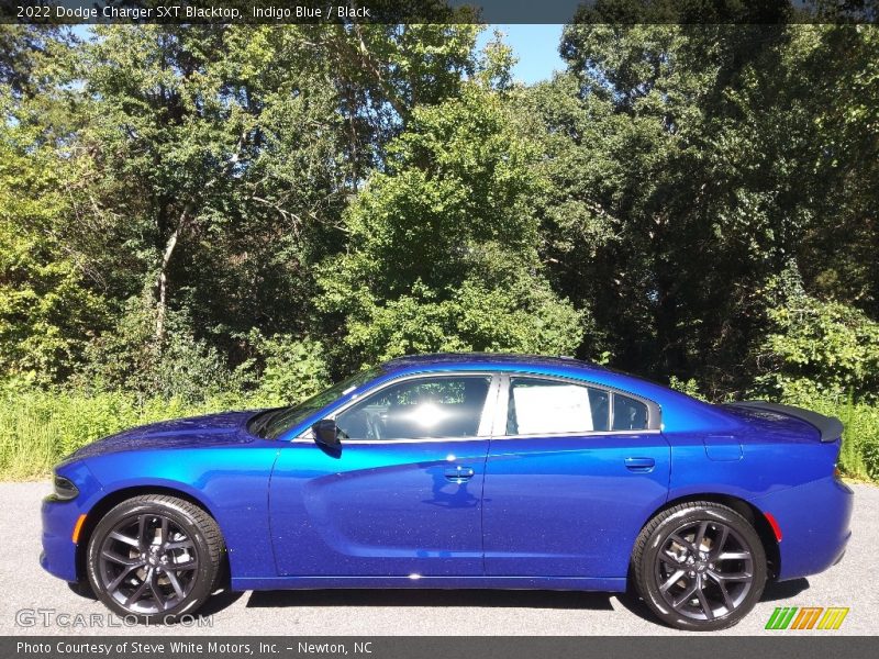 Indigo Blue / Black 2022 Dodge Charger SXT Blacktop