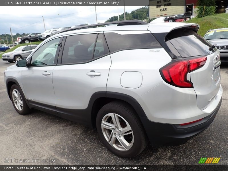 Quicksilver Metallic / Medium Ash Gray 2019 GMC Terrain SLE AWD