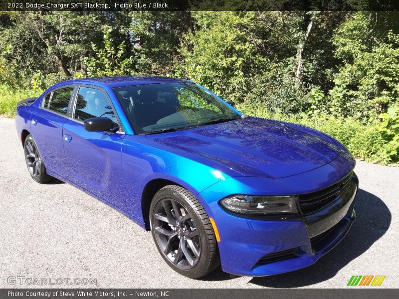Indigo Blue / Black 2022 Dodge Charger SXT Blacktop