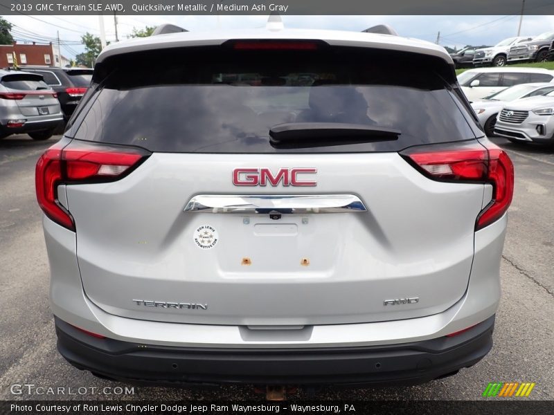 Quicksilver Metallic / Medium Ash Gray 2019 GMC Terrain SLE AWD