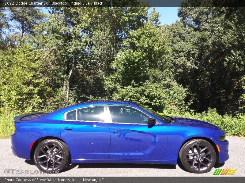 Indigo Blue / Black 2022 Dodge Charger SXT Blacktop