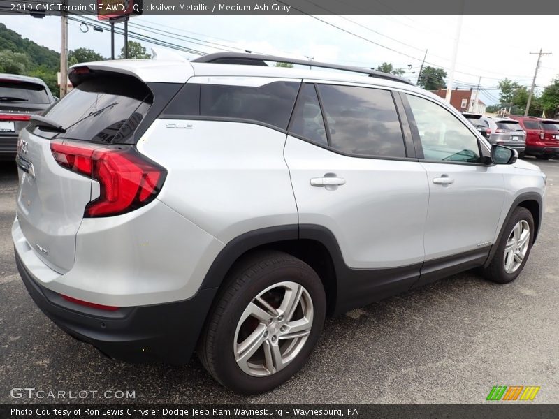 Quicksilver Metallic / Medium Ash Gray 2019 GMC Terrain SLE AWD