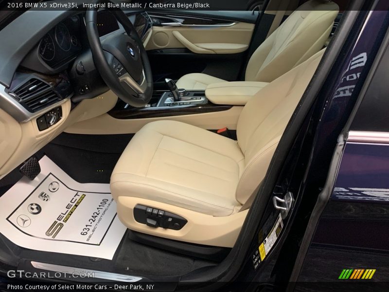 Imperial Blue Metallic / Canberra Beige/Black 2016 BMW X5 xDrive35i