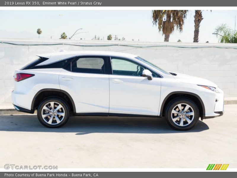 Eminent White Pearl / Stratus Gray 2019 Lexus RX 350