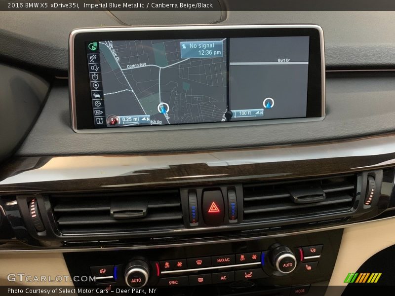 Imperial Blue Metallic / Canberra Beige/Black 2016 BMW X5 xDrive35i