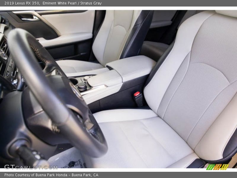 Front Seat of 2019 RX 350