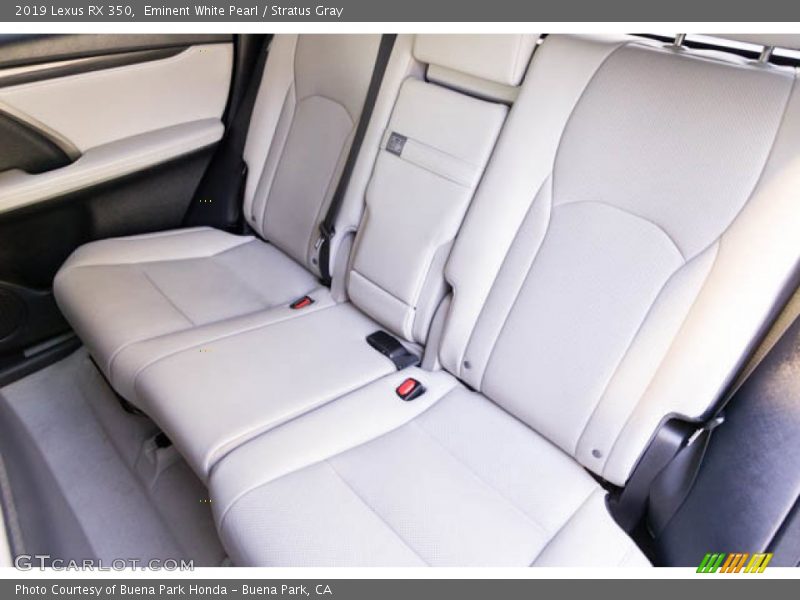 Rear Seat of 2019 RX 350