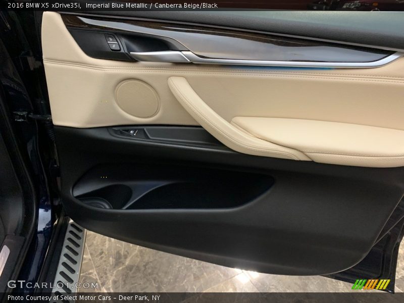 Imperial Blue Metallic / Canberra Beige/Black 2016 BMW X5 xDrive35i