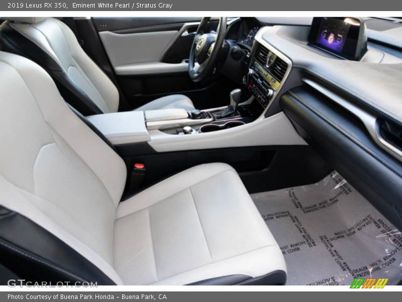 Front Seat of 2019 RX 350