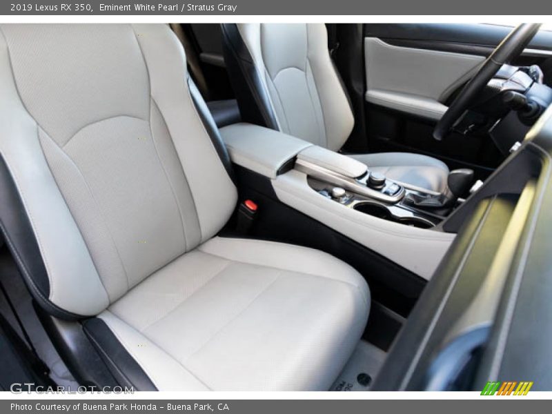 Front Seat of 2019 RX 350