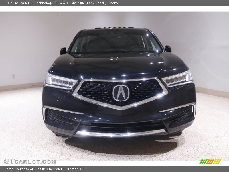 Majestic Black Pearl / Ebony 2019 Acura MDX Technology SH-AWD