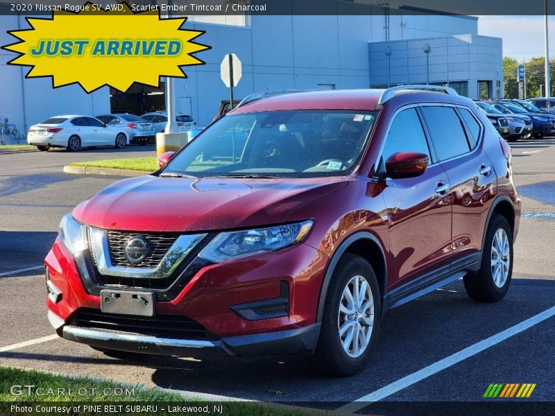 Scarlet Ember Tintcoat / Charcoal 2020 Nissan Rogue SV AWD