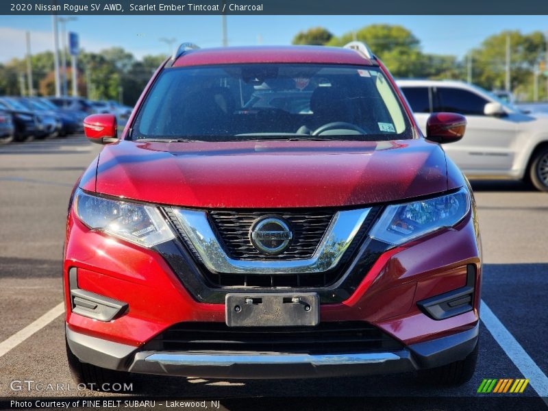 Scarlet Ember Tintcoat / Charcoal 2020 Nissan Rogue SV AWD