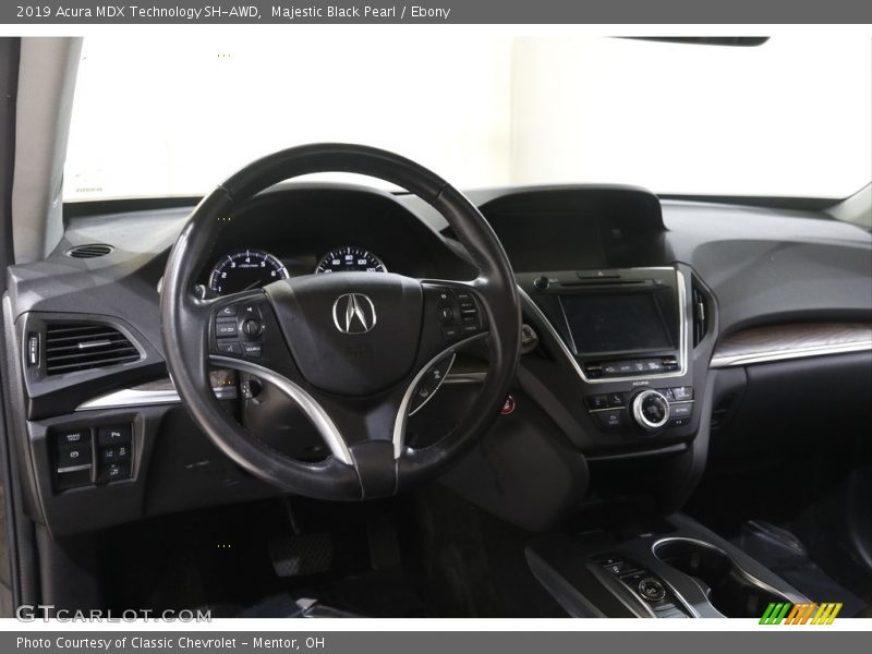 Majestic Black Pearl / Ebony 2019 Acura MDX Technology SH-AWD