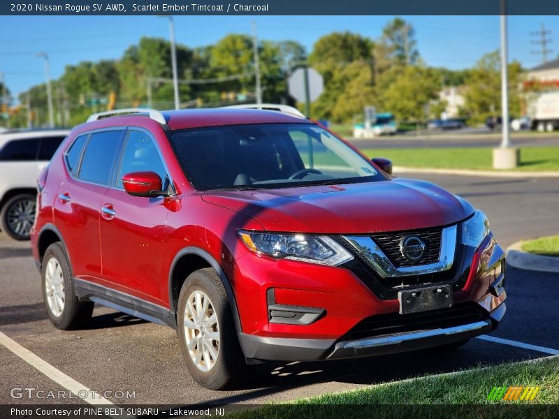 Scarlet Ember Tintcoat / Charcoal 2020 Nissan Rogue SV AWD