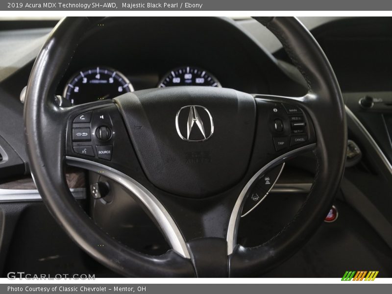 Majestic Black Pearl / Ebony 2019 Acura MDX Technology SH-AWD