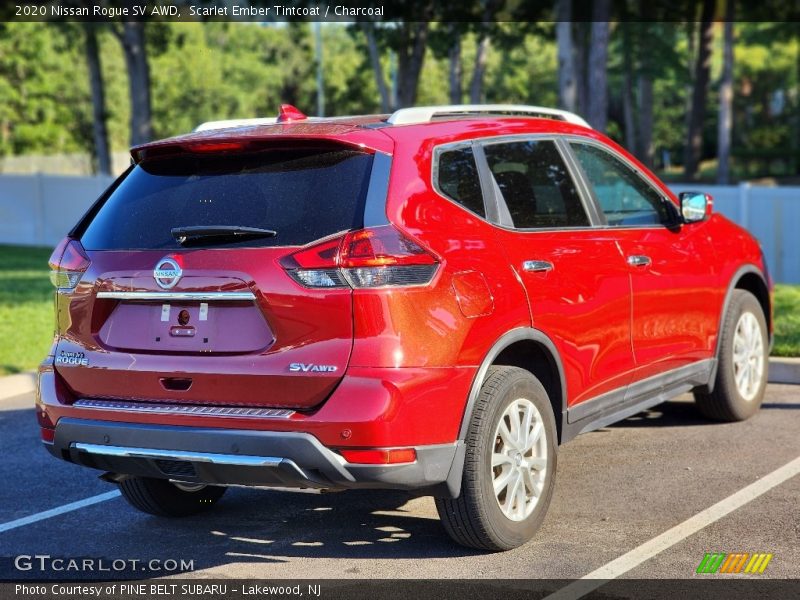 Scarlet Ember Tintcoat / Charcoal 2020 Nissan Rogue SV AWD