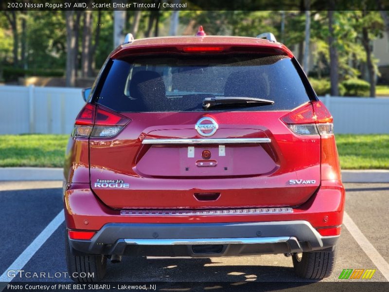 Scarlet Ember Tintcoat / Charcoal 2020 Nissan Rogue SV AWD