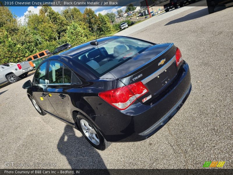 Black Granite Metallic / Jet Black 2016 Chevrolet Cruze Limited LT